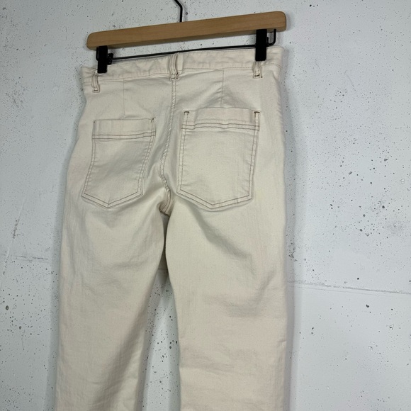 Veronica Beard Utility Cardiff Cargo Denim Pants Tapered Ankle 4 - Picture 7 of 10